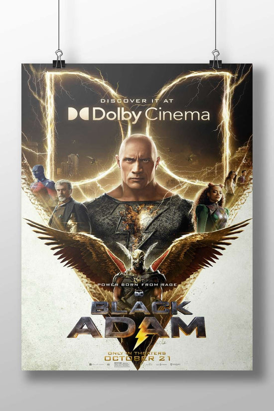Black Adam (DC Comics superhero) Black Adam - Powerful Mythical Villain Poster