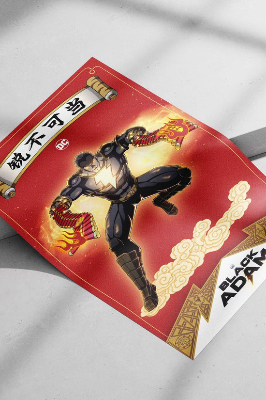 Black Adam (DC Comics superhero character) Black Adam - Legendary Warrior Poster