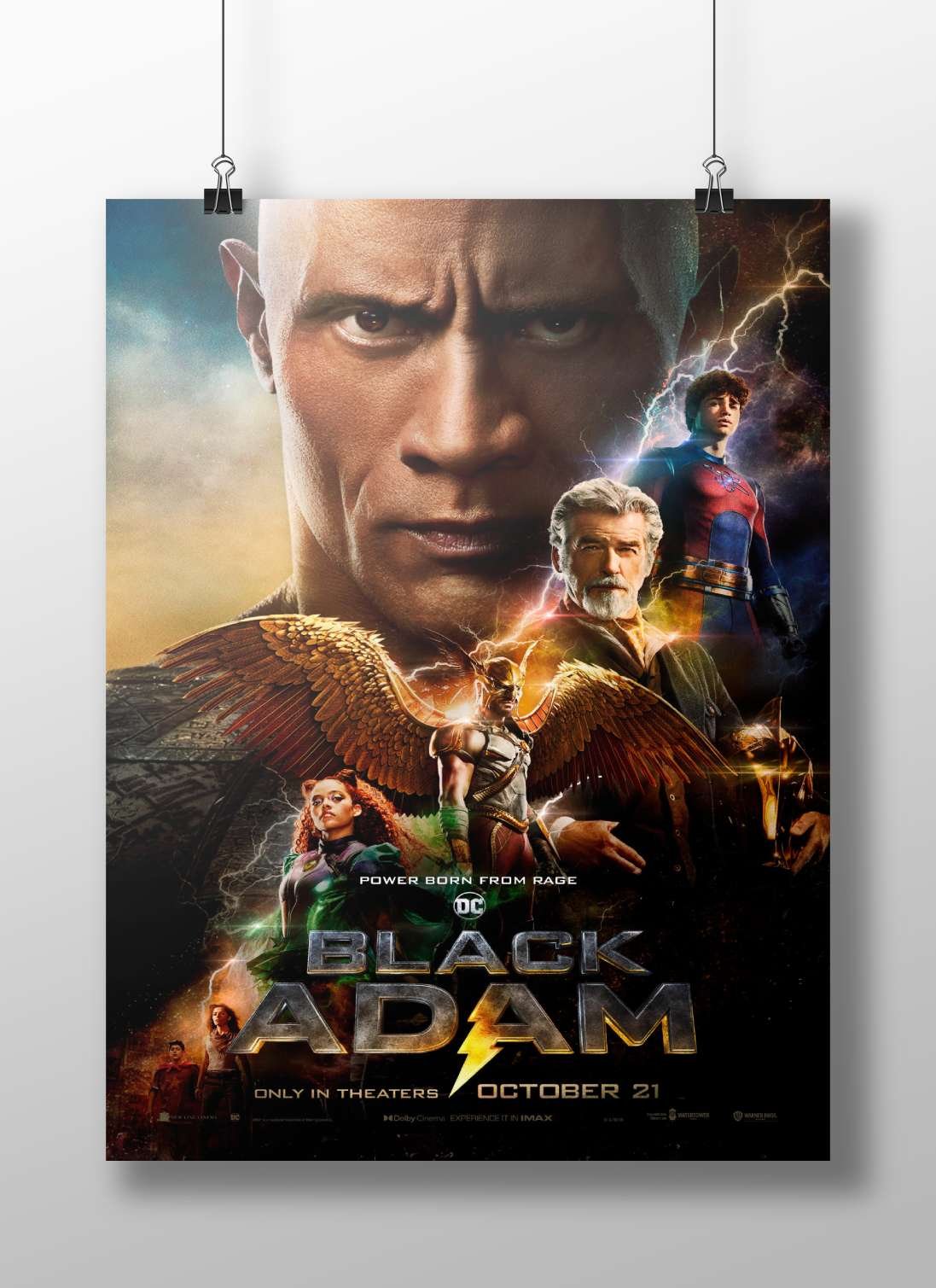 Black Adam (DC Comics film) Black Adam - Mythic Villain Poster