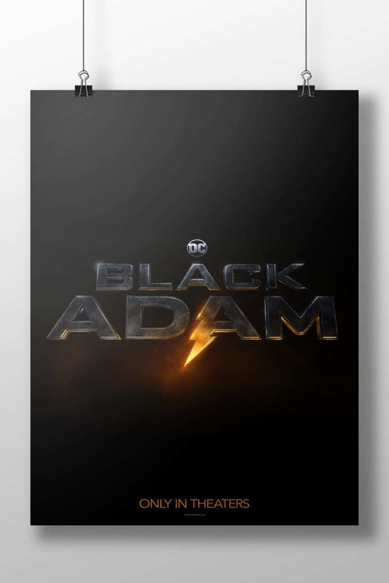 The DC Comics film "Black Adam" Black Adam - Iconic Villain Poster