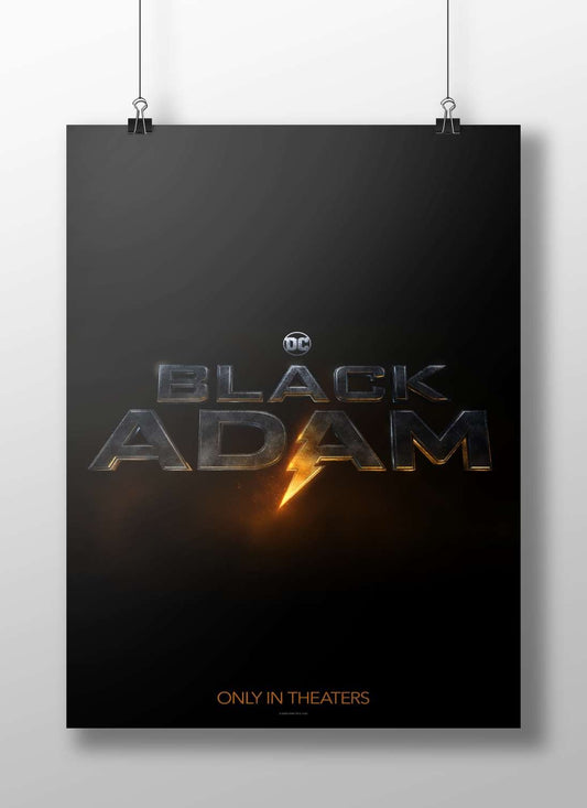 The DC Comics film "Black Adam" Black Adam - Iconic Villain Poster