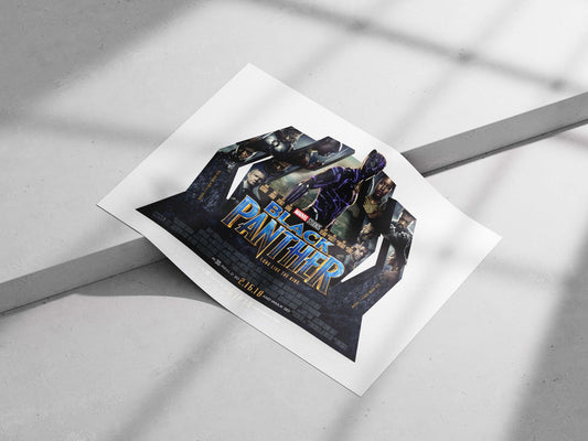 Marvel Studios' "Black Panther" film franchise T'Challa - Black Panther Pop Art Poster