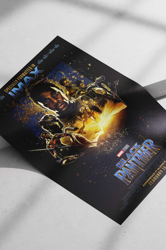 The Marvel Cinematic Universe film "Black Panther", starring Chadwick Boseman, Michael B. Jordan, Lupita Nyong'o,