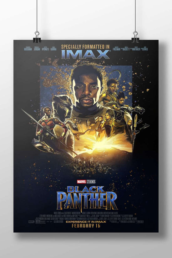 The Marvel Cinematic Universe film "Black Panther", starring Chadwick Boseman, Michael B. Jordan, Lupita Nyong'o,