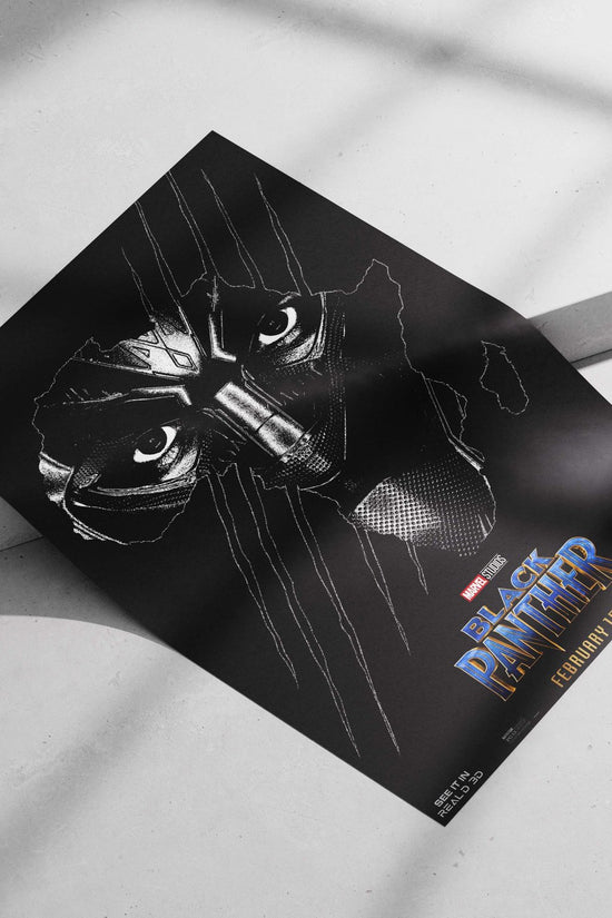 Marvel Studios' Black Panther movie T'Challa - Reigning Noir Poster