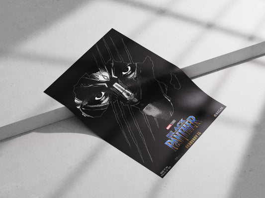Marvel Studios' Black Panther movie T'Challa - Reigning Noir Poster