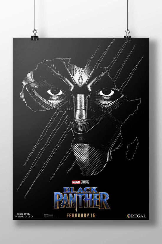Marvel Studios' Black Panther movie T'Challa - Reigning Noir Poster
