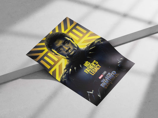 T'Challa from Marvel's Black Panther franchise T'Challa - Wakanda Forever Poster