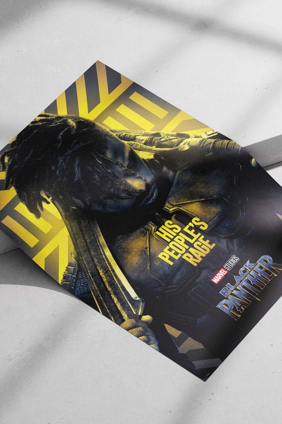 T'Challa (Black Panther) from Marvel Studios' Black Panther franchise T'Challa - Black Panther Heroic Poster