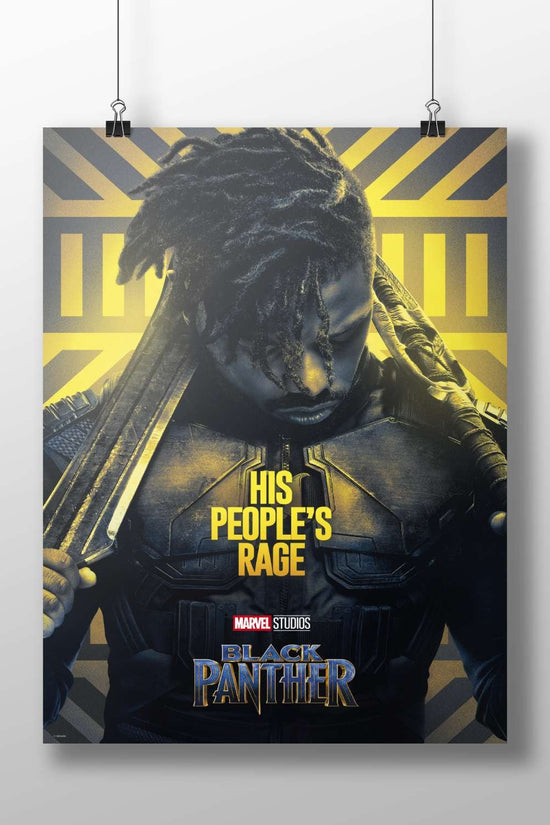 T'Challa (Black Panther) from Marvel Studios' Black Panther franchise T'Challa - Black Panther Heroic Poster