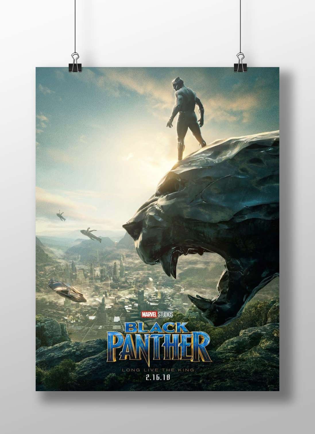 Marvel Studios' Black Panther (film) T'Challa - The King Of Wakanda Poster
