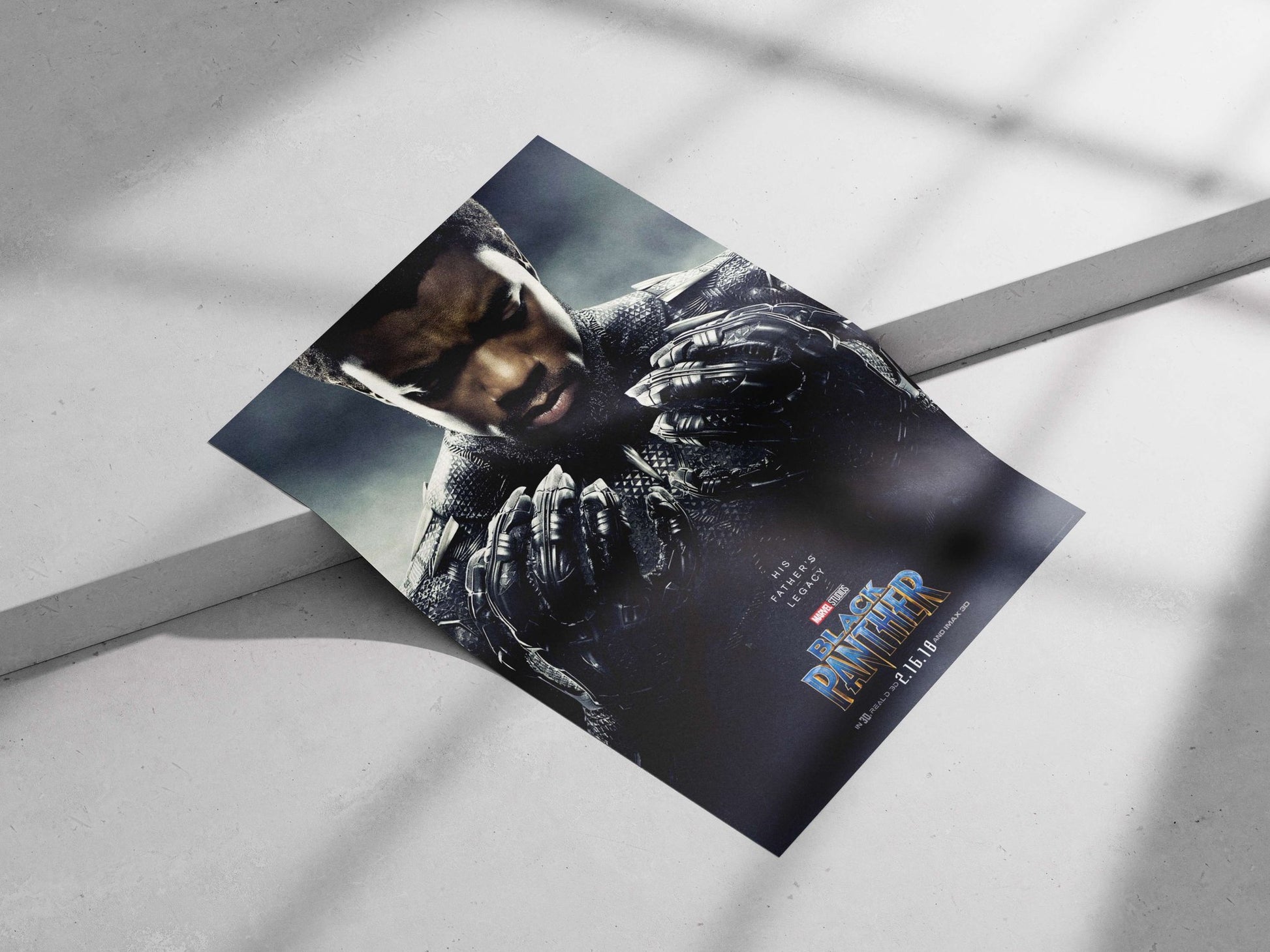 T'Challa from Marvel's Black Panther franchise T'Challa - King Of Wakanda Poster