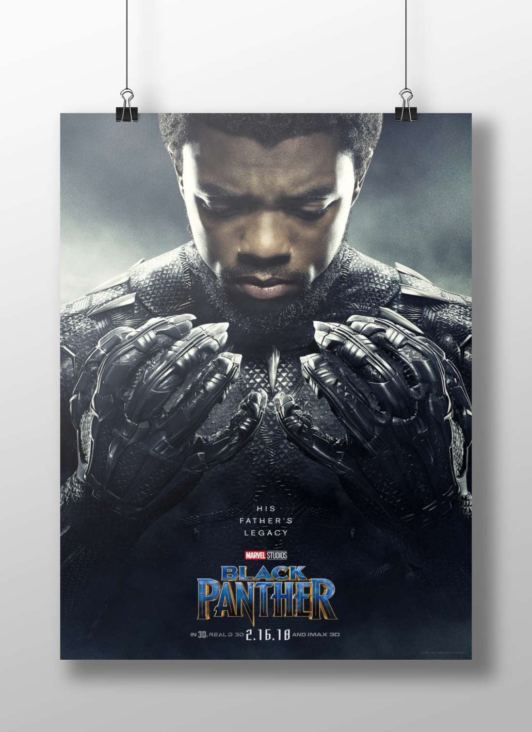 T'Challa from Marvel's Black Panther franchise T'Challa - King Of Wakanda Poster