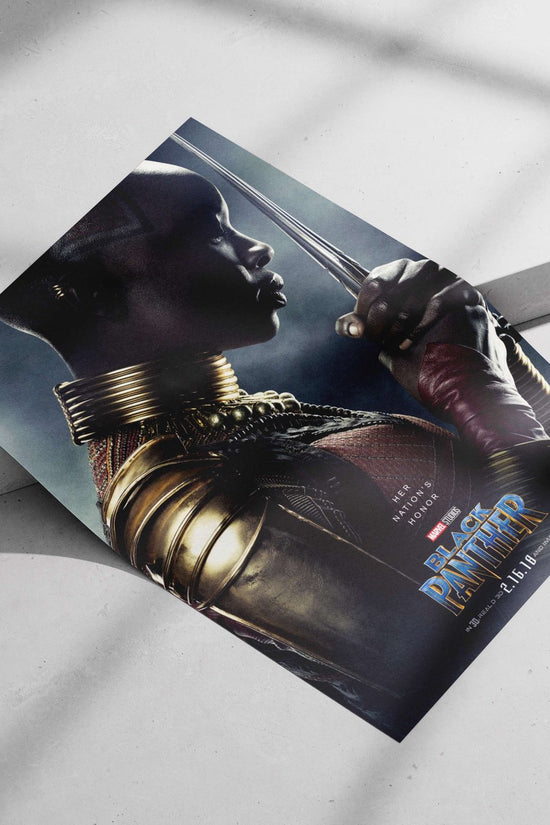 Okoye from the Black Panther franchise Okoye - Warrior Queen Poster