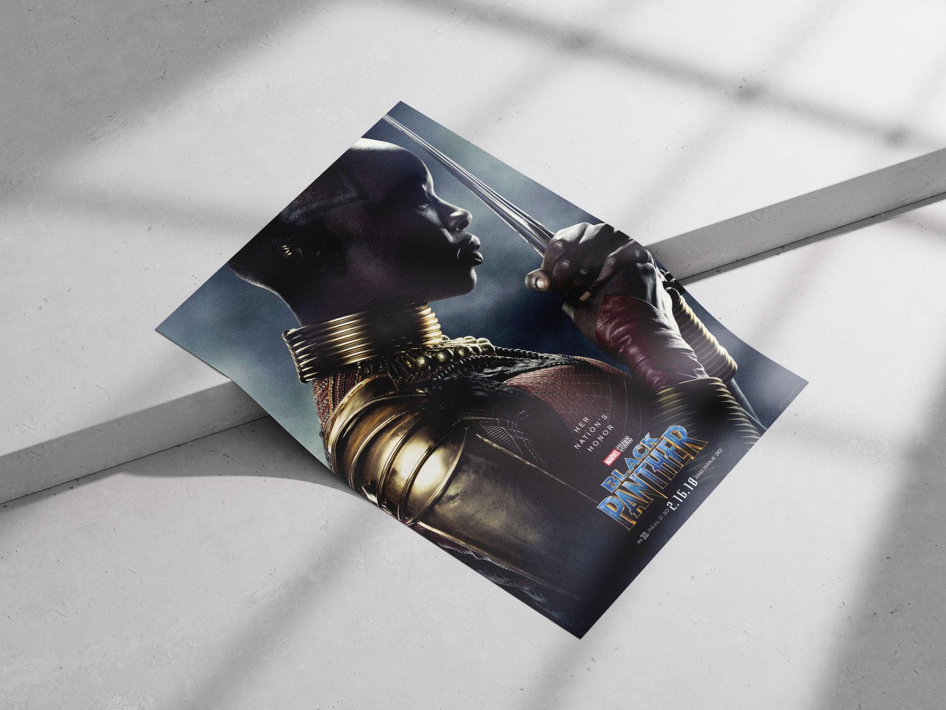 Okoye from the Black Panther franchise Okoye - Warrior Queen Poster