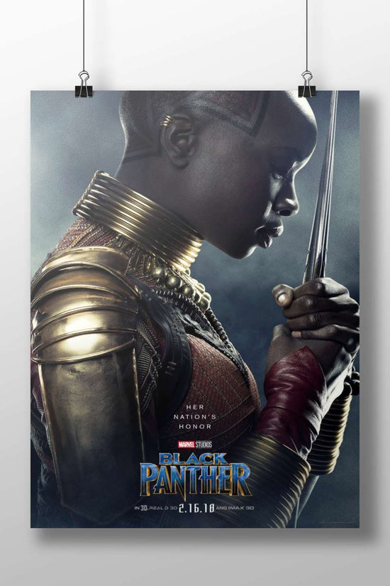 Okoye from the Black Panther franchise Okoye - Warrior Queen Poster