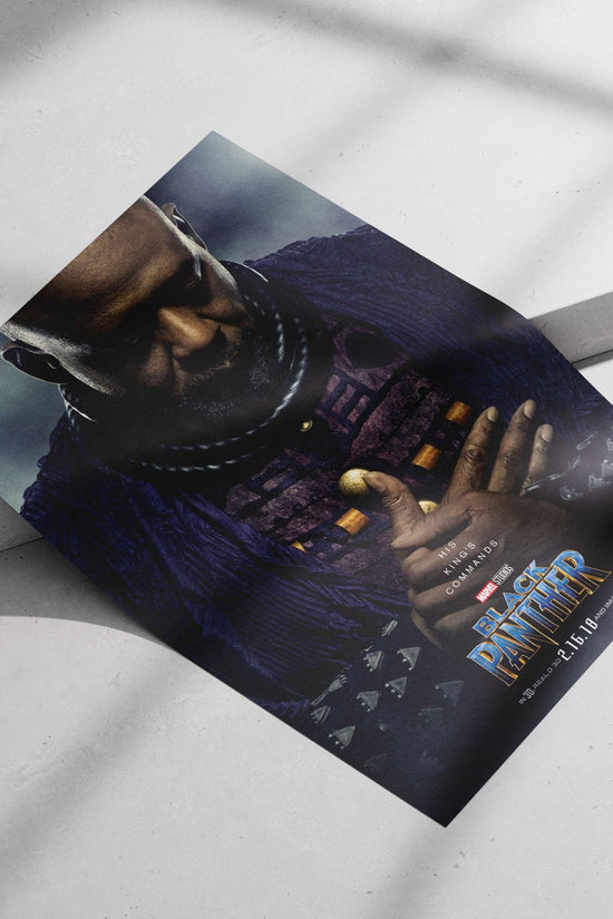 T'Chaka from Black Panther (Marvel Cinematic Universe) T'Chaka From Black Panther - Royalty Poster