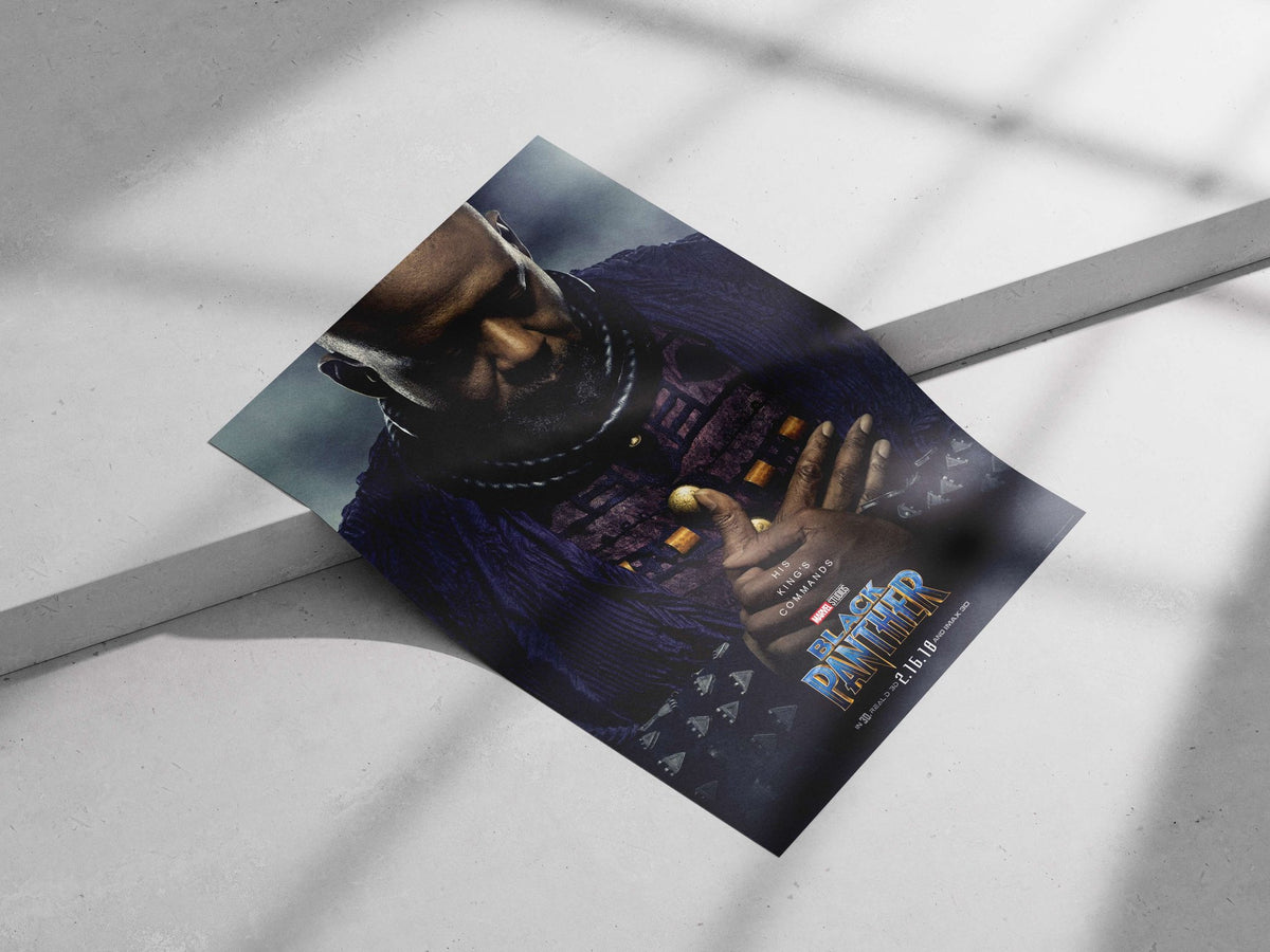 T'Chaka from Black Panther (Marvel Cinematic Universe) T'Chaka From Black Panther - Royalty Poster