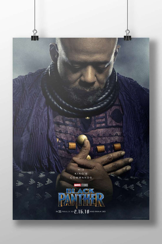 T'Chaka from Black Panther (Marvel Cinematic Universe) T'Chaka From Black Panther - Royalty Poster
