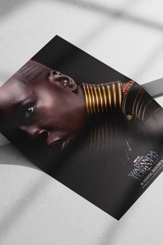Marvel Studios' "Black Panther: Wakanda Forever" movie. Black Panther - Pan-African Majesty Poster
