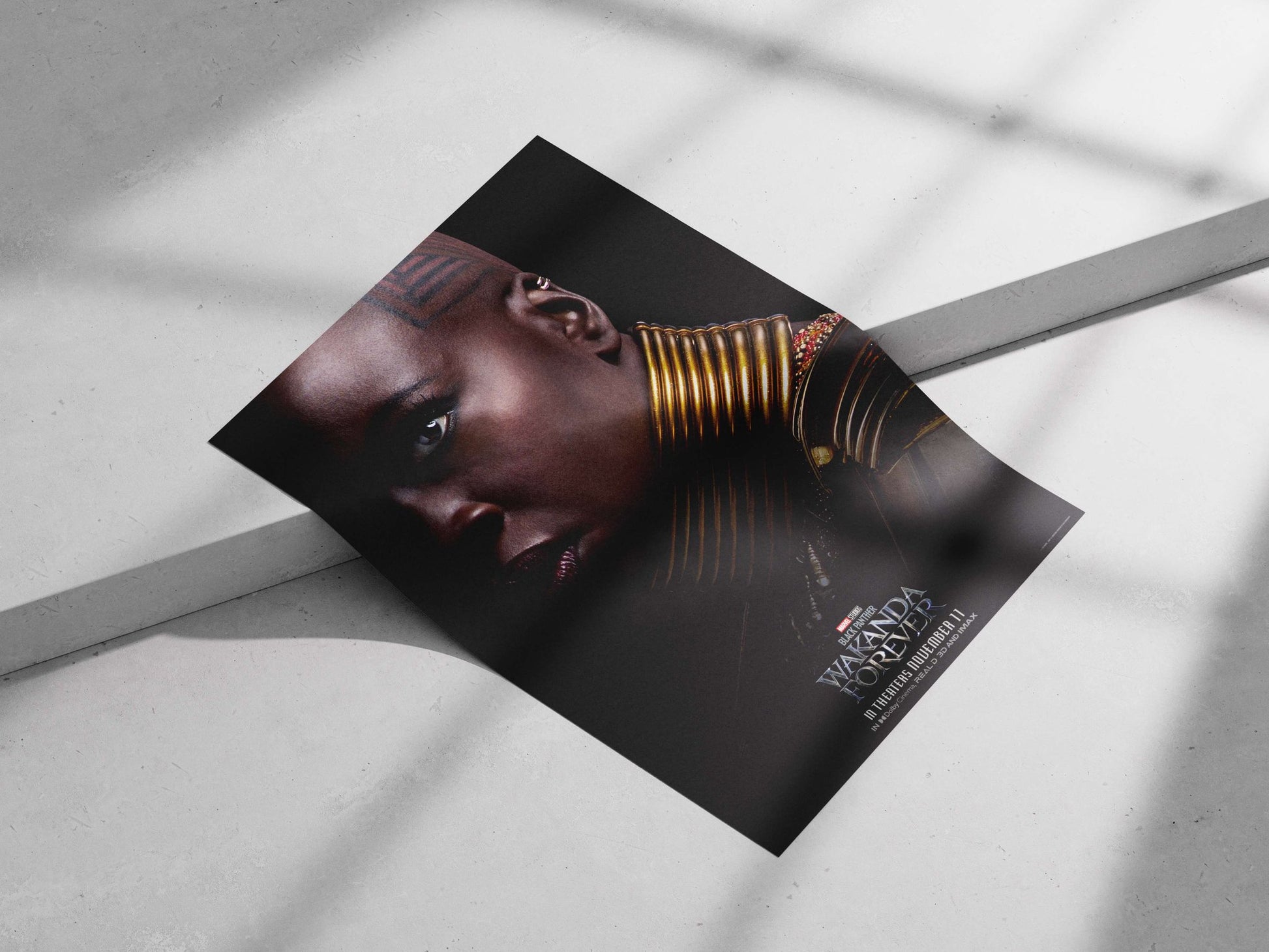 Marvel Studios' "Black Panther: Wakanda Forever" movie. Black Panther - Pan-African Majesty Poster