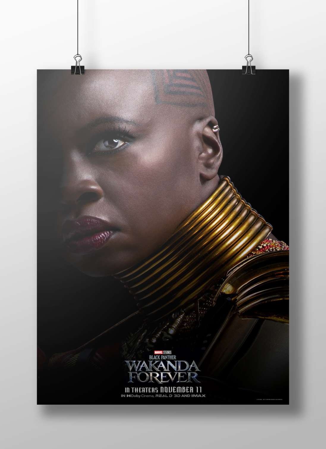 Marvel Studios' "Black Panther: Wakanda Forever" movie. Black Panther - Pan-African Majesty Poster