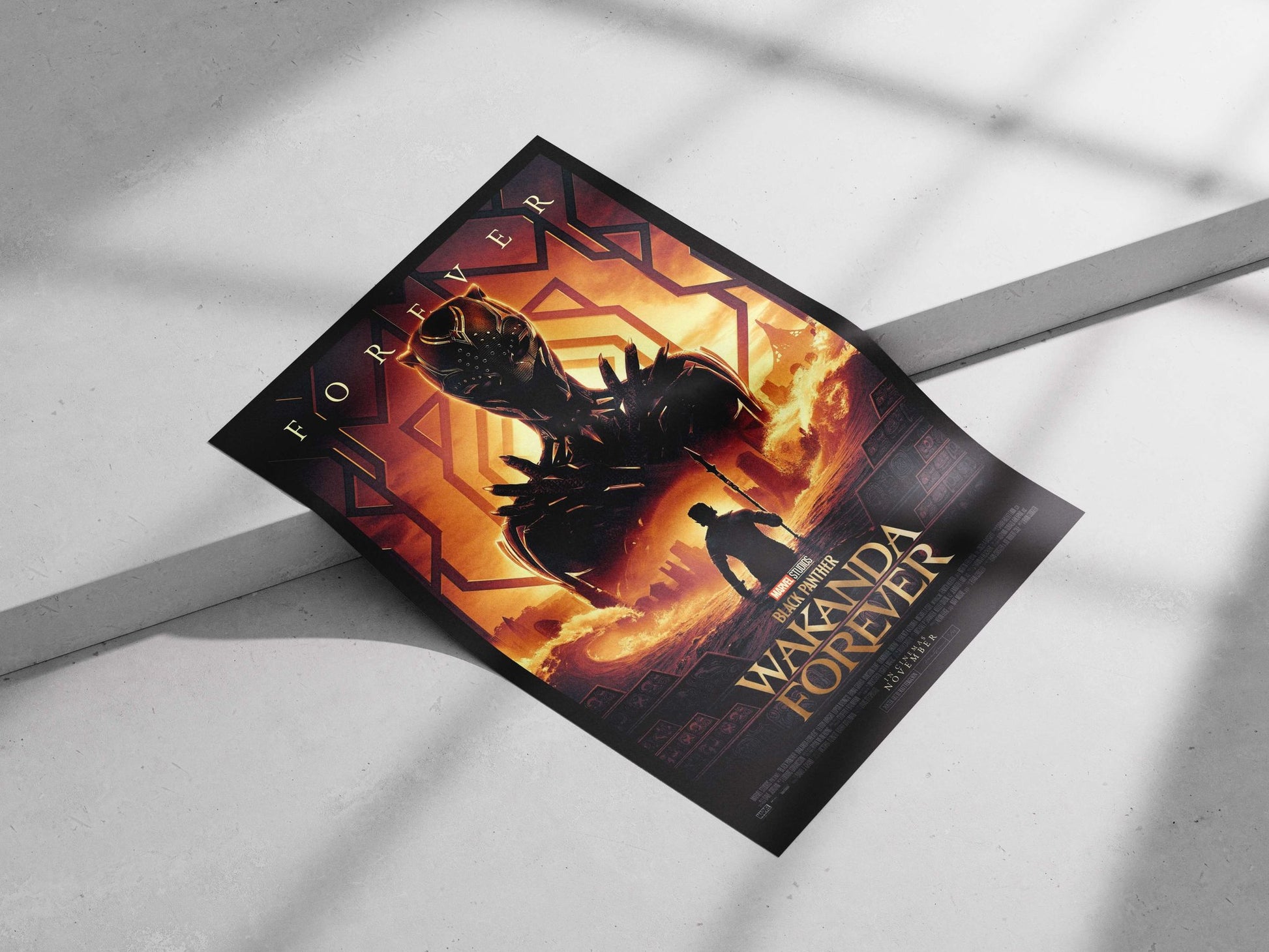 Black Panther: Wakanda Forever (Marvel Studios' movie) T'Challa - Heroic Legend Poster