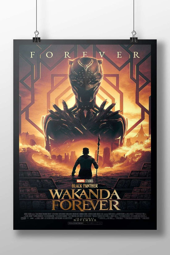 Black Panther: Wakanda Forever (Marvel Studios' movie) T'Challa - Heroic Legend Poster