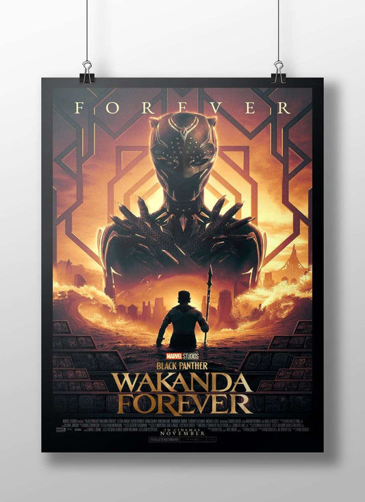 Black Panther: Wakanda Forever (Marvel Studios' movie) T'Challa - Heroic Legend Poster