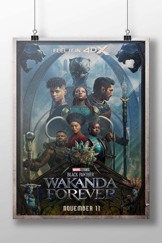 Black Panther: Wakanda Forever (Marvel Studios film) T'Challa Wakanda - Heroic Pop Art Poster