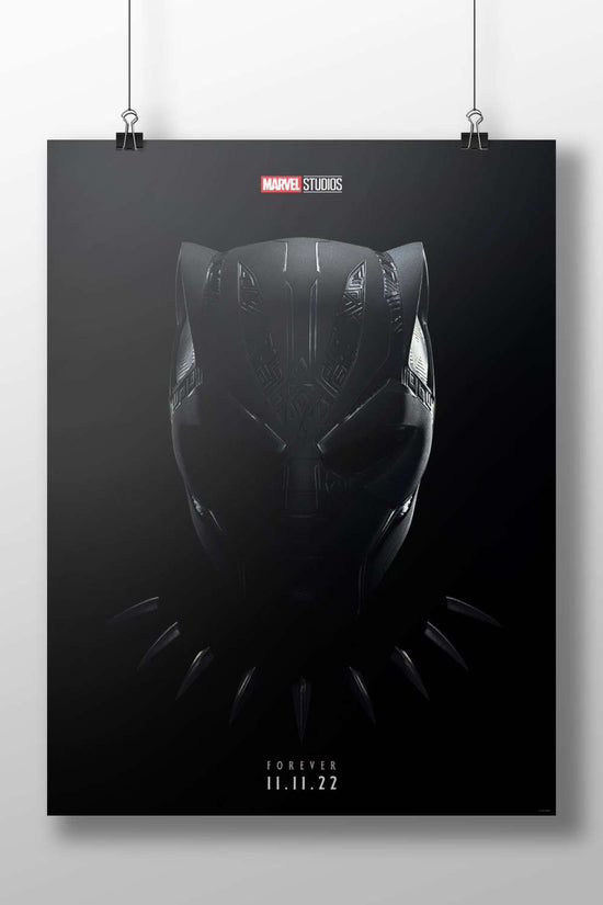 Black Panther mask from Marvel Studios' Black Panther: Wakanda Forever franchise. T'Challa'S Mask - Bold