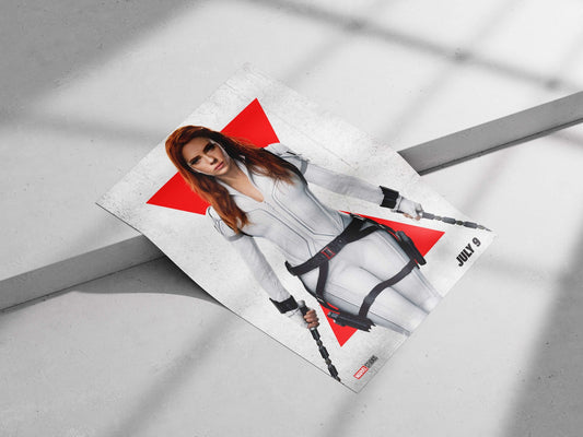 Natasha Romanoff (Black Widow) from Marvel Cinematic Universe Black Widow - Heroine Pop Art Poster