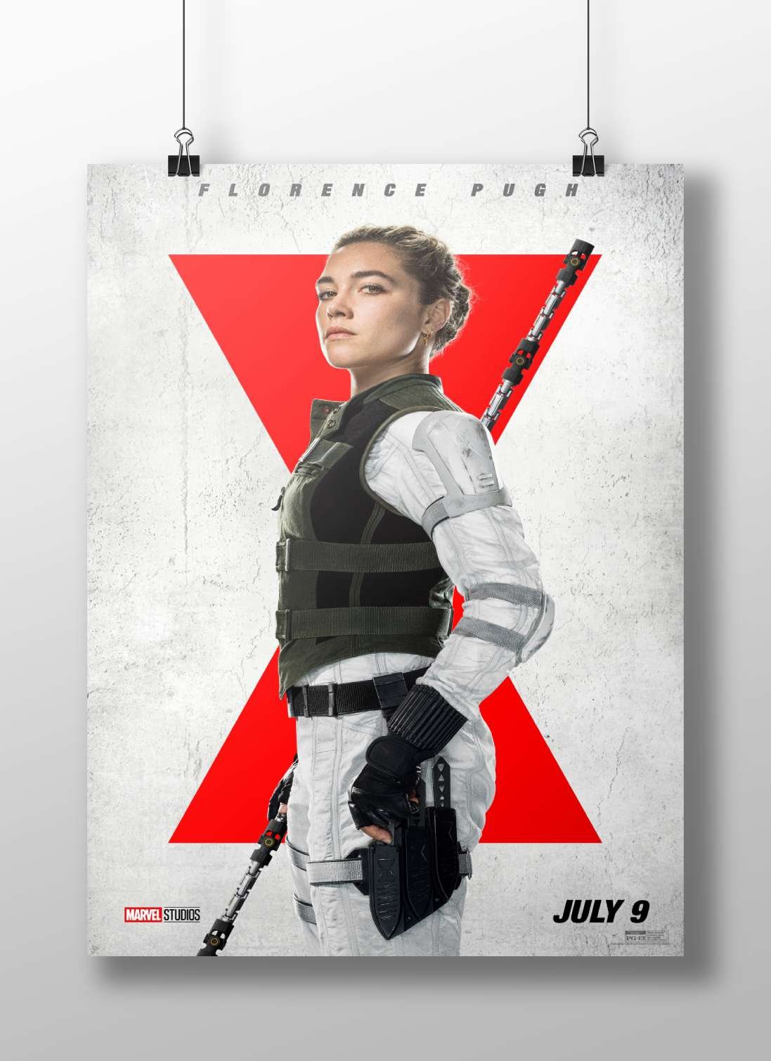 Florence Pugh (real name) as part of the Marvel Studios X-Men franchise. Logan - X23