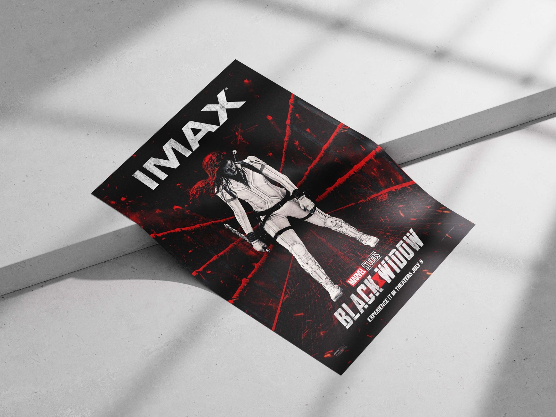 Black Widow (Natasha Romanoff) from Marvel Studios' film Black Widow - Heroine Pop Art Poster