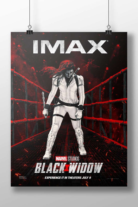 Black Widow (Natasha Romanoff) from Marvel Studios' film Black Widow - Heroine Pop Art Poster