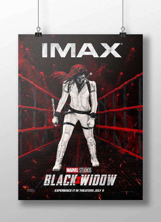 Black Widow (Natasha Romanoff) from Marvel Studios' film Black Widow - Heroine Pop Art Poster