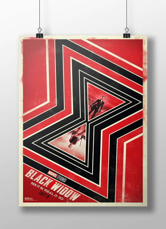 Black Widow (character from Marvel Cinematic Universe) Natasha Romanoff - Red Widow Poster