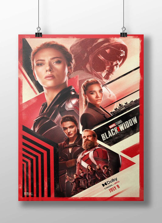 Black Widow (Natasha Romanoff), Marvel Studios film Natasha Romanoff - Avenger Pop Art Poster