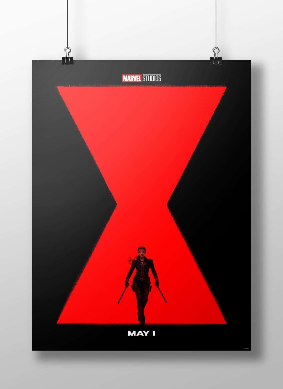 Black Widow (Natasha Romanoff) from Marvel Studios' franchise Black Widow - Strong Female Icon Poster