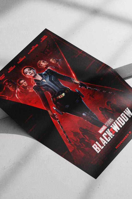 Marvel Studios' "Black Widow" film featuring Scarlett Johansson as the titular character. Black Widow -