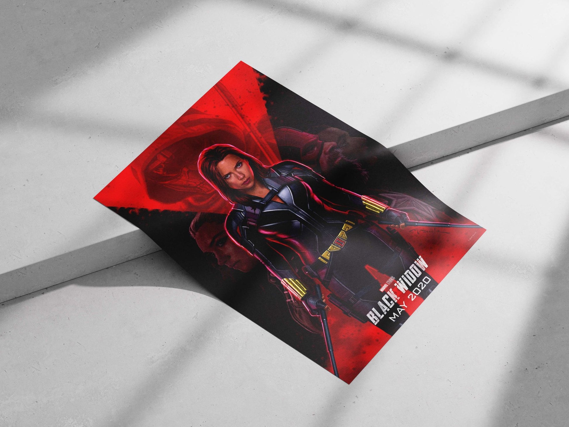 Black Widow (Natalia Romanova, Marvel Cinematic Universe) Black Widow - Empowered Pop Art Poster