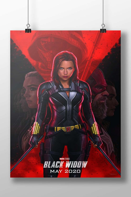 Black Widow (Natalia Romanova, Marvel Cinematic Universe) Black Widow - Empowered Pop Art Poster
