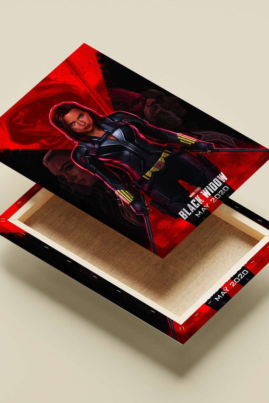 Black Widow (Natalia Romanova, Marvel Cinematic Universe) Black Widow - Empowered Pop Art Poster