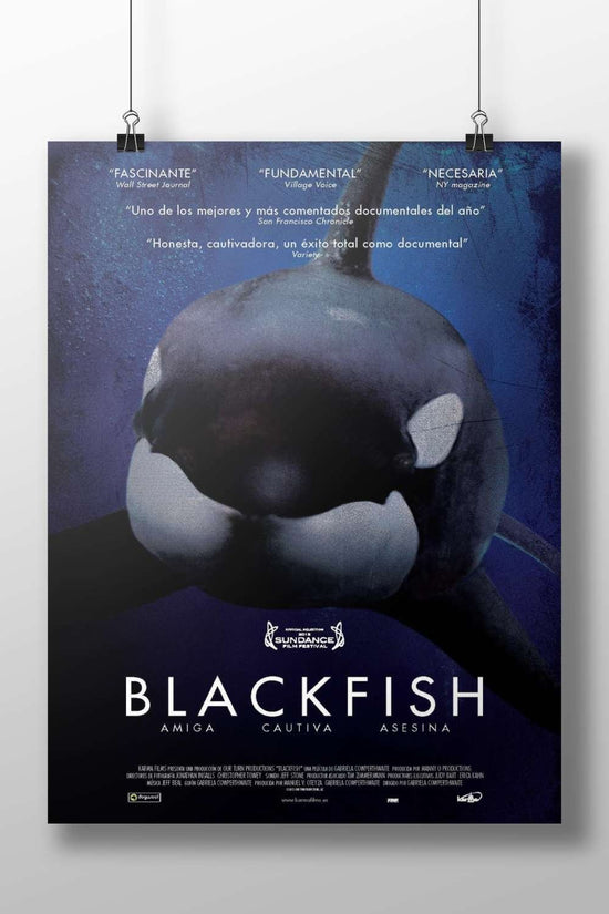 Blackfish (the documentary film by Gabriela Cowperthwaite) Tilikum - Saving The Whales Poster