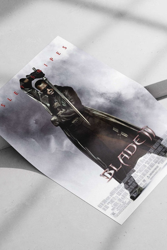 Wesley Snipes as Blade from the Blade franchise (specifically Blade III) Blade Iii - Dark