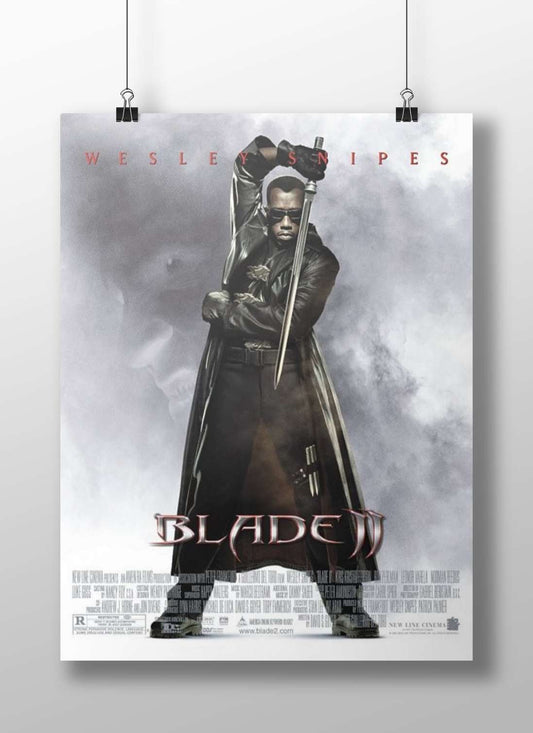 Wesley Snipes as Blade from the Blade franchise (specifically Blade III) Blade Iii - Dark