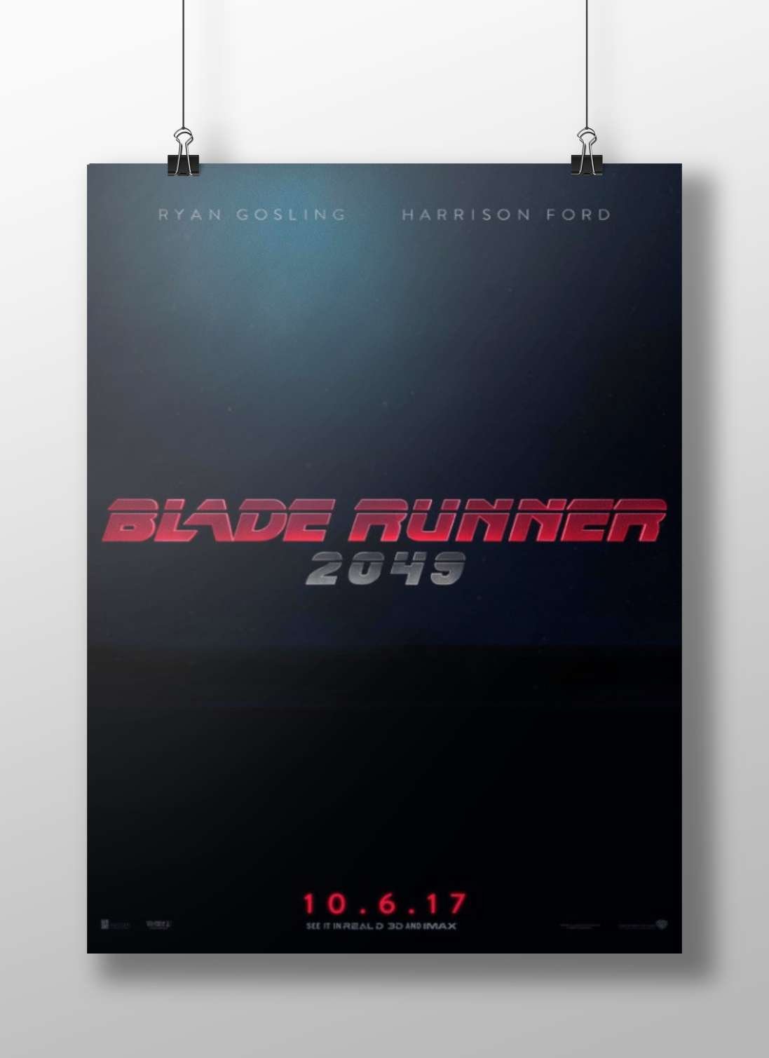 Blade Runner 2049 Rick Deckard - Neon Dreams Poster