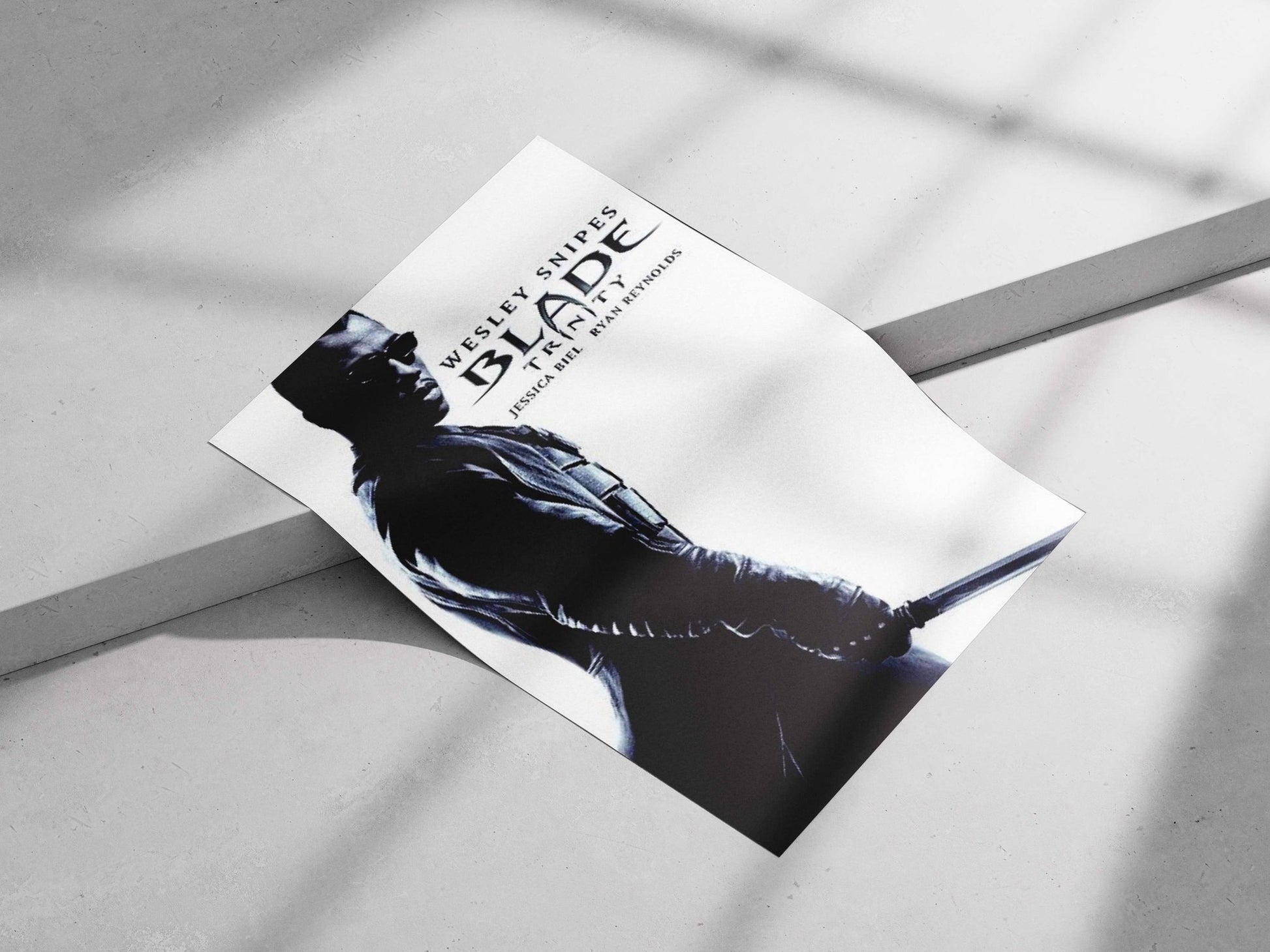 Wesley Snipes as Blade from the Blade franchise Blade - Dark Legend Poster
