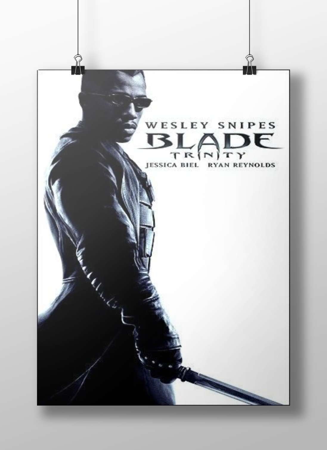 Wesley Snipes as Blade from the Blade franchise Blade - Dark Legend Poster