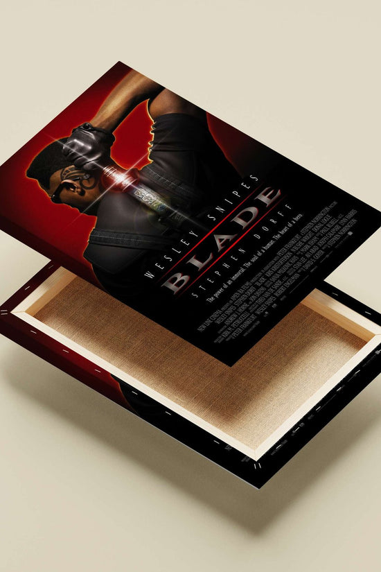 Wesley Snipes as the titular character in the Blade franchise Blade Vampiric Vigilante Poster